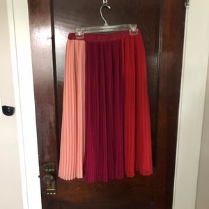Multicolor midi skirt